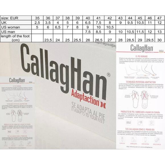 Callaghan Moccasins Slip On Shoes Tan Leather Flats Women's 37 US 6.5 - Picture 14 of 14